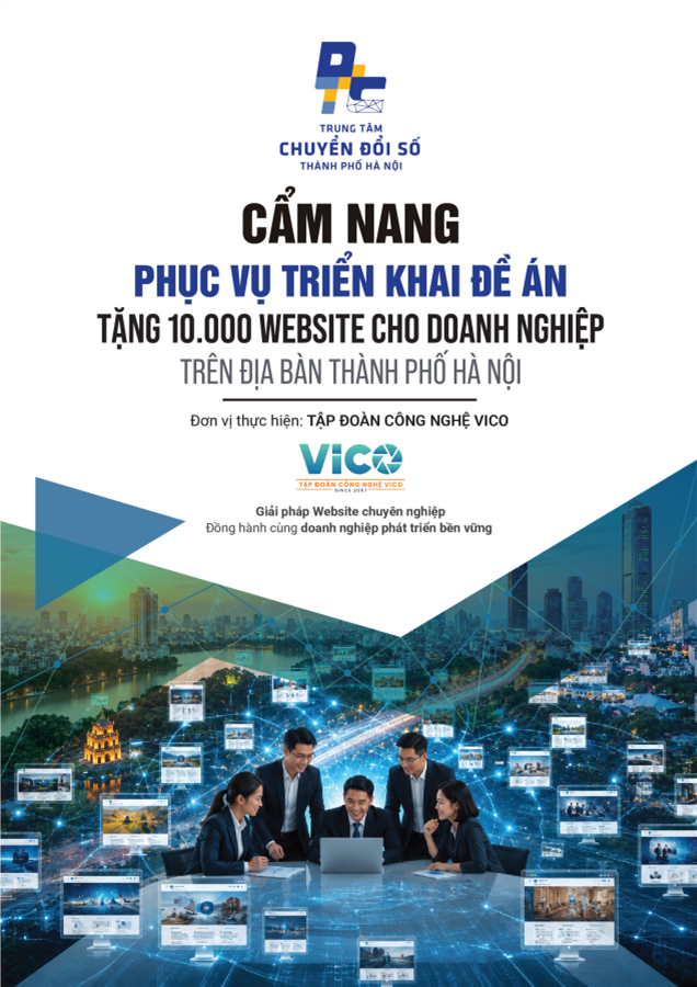 VICO - CẨM NANG HỖ TRỢ 10.000 WEBSITE CHO DOANH NGHIỆP 